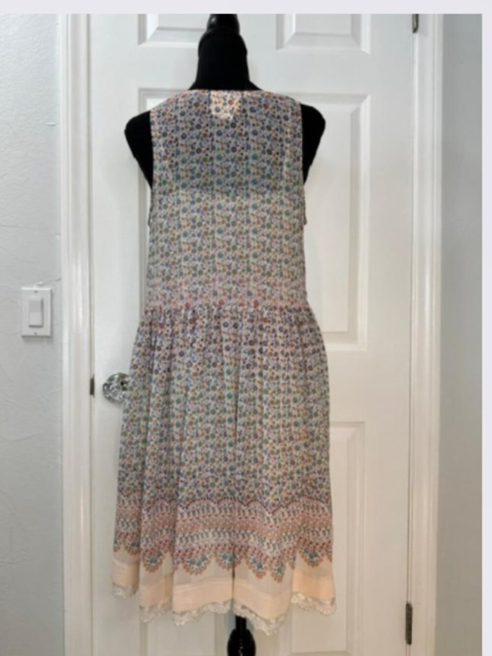 Maeve Anthropologie Violetta Dress in Mauve Motif – Size Small - Picture 8 of 12